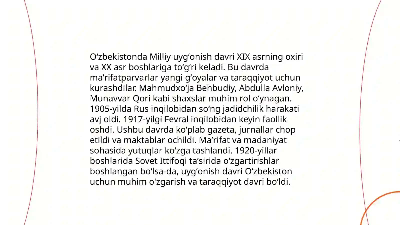 Oʻzbekistonda mustaqillik gʻoyalarni tarixiy asoslari 3