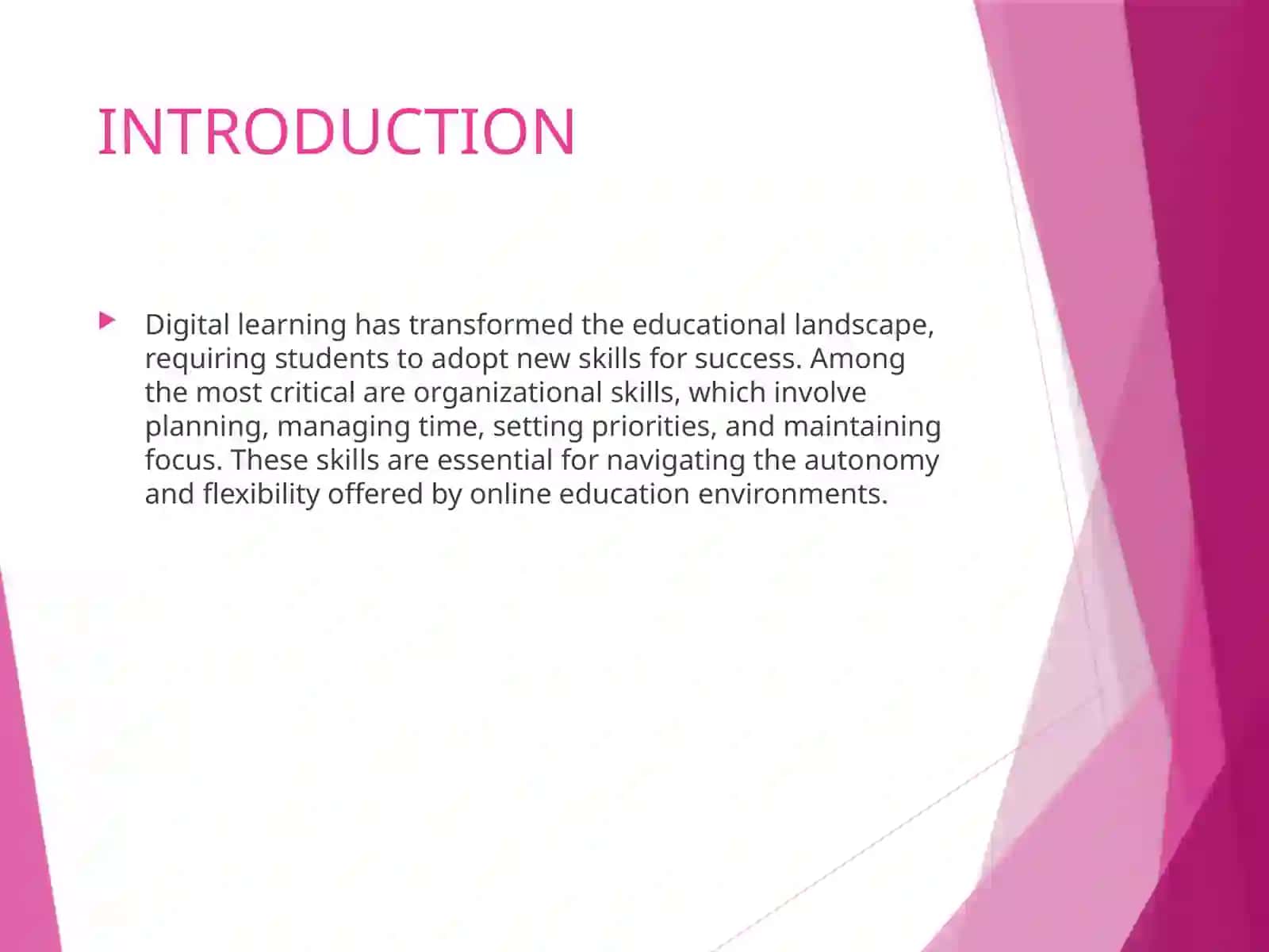 Learn about the theoretical foundations and practical approaches to organizational skills in digital 3