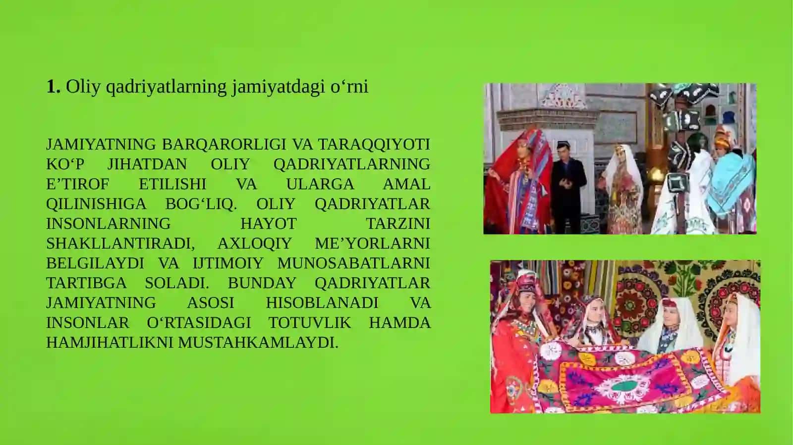 Oliy qadriyatlar va jamiiyat 3