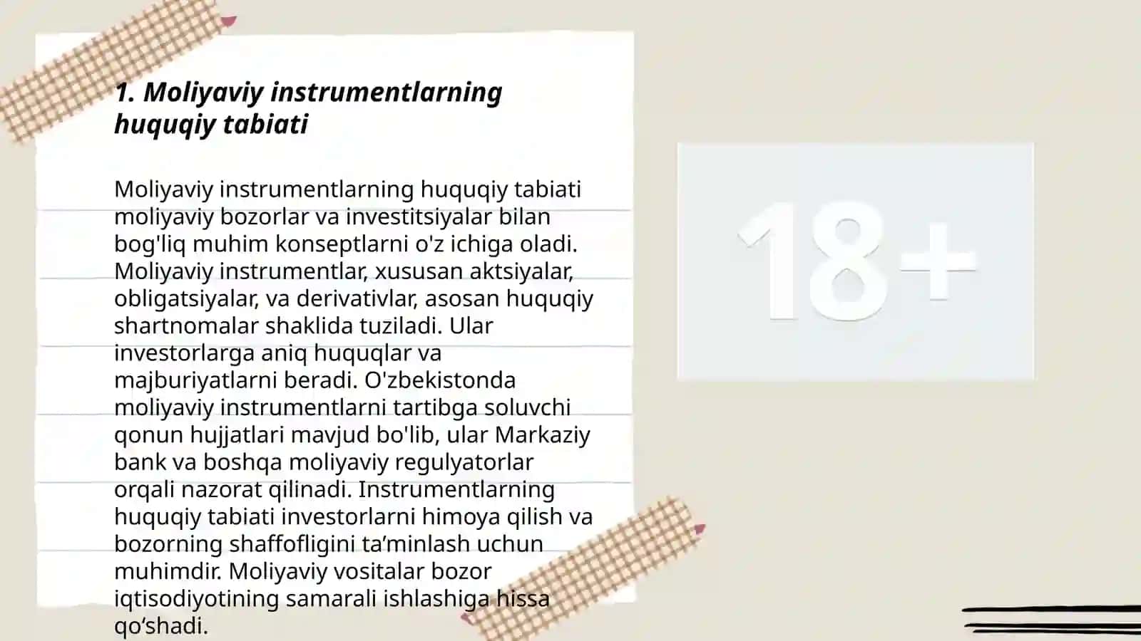 Molitaviy instrumentlarni tan olish va baholash 3