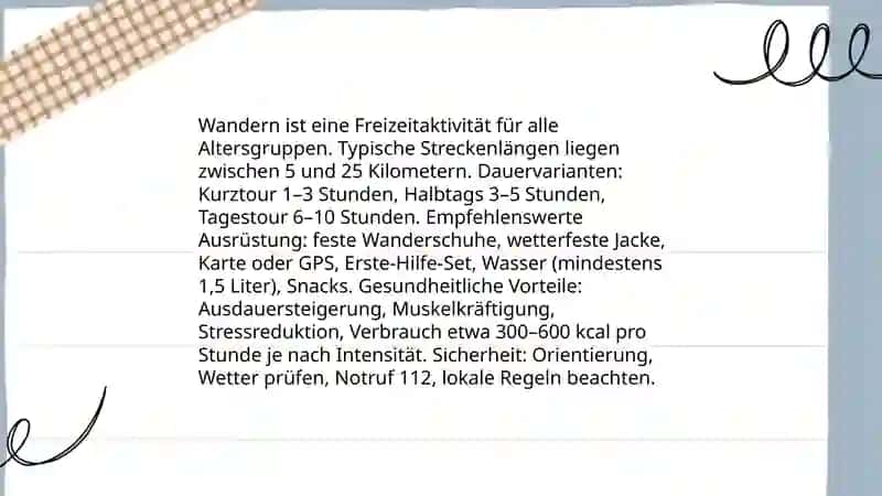 Wandern 3