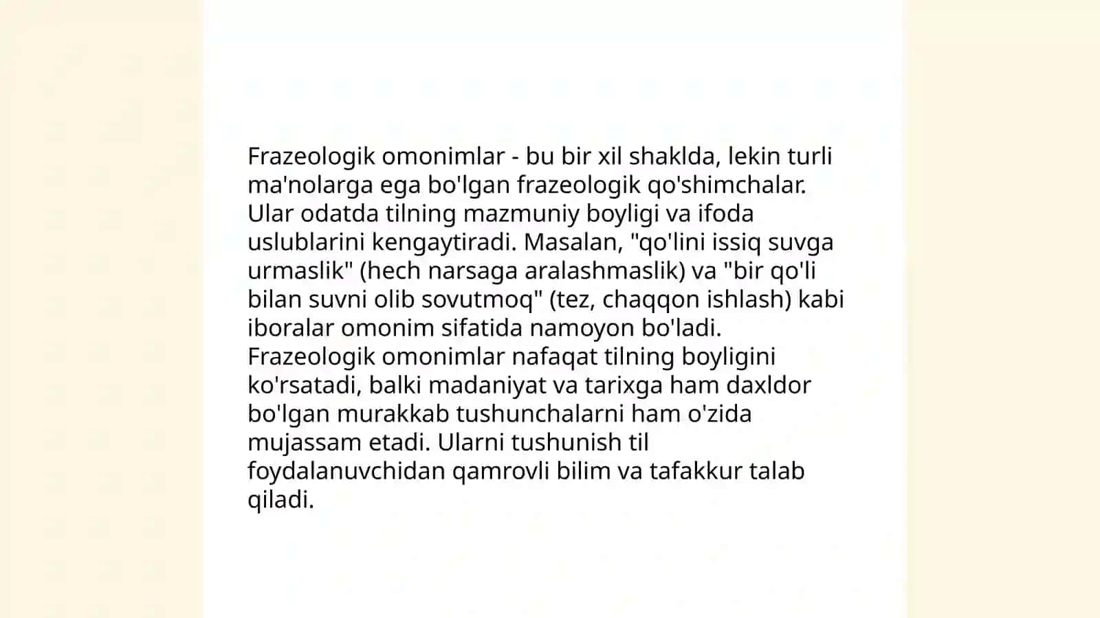 Frazeologik Omonimlar 3