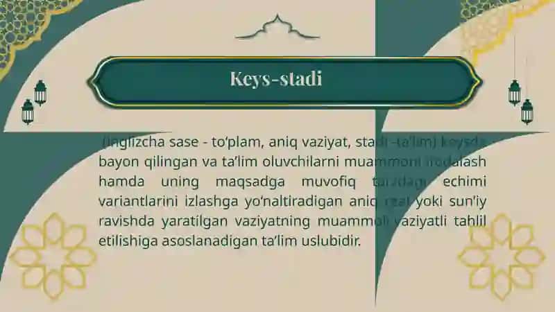 Keys stadi texnologiyasi 3