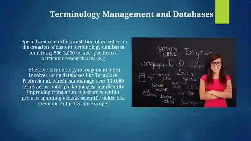 The translation of scientific terms 3