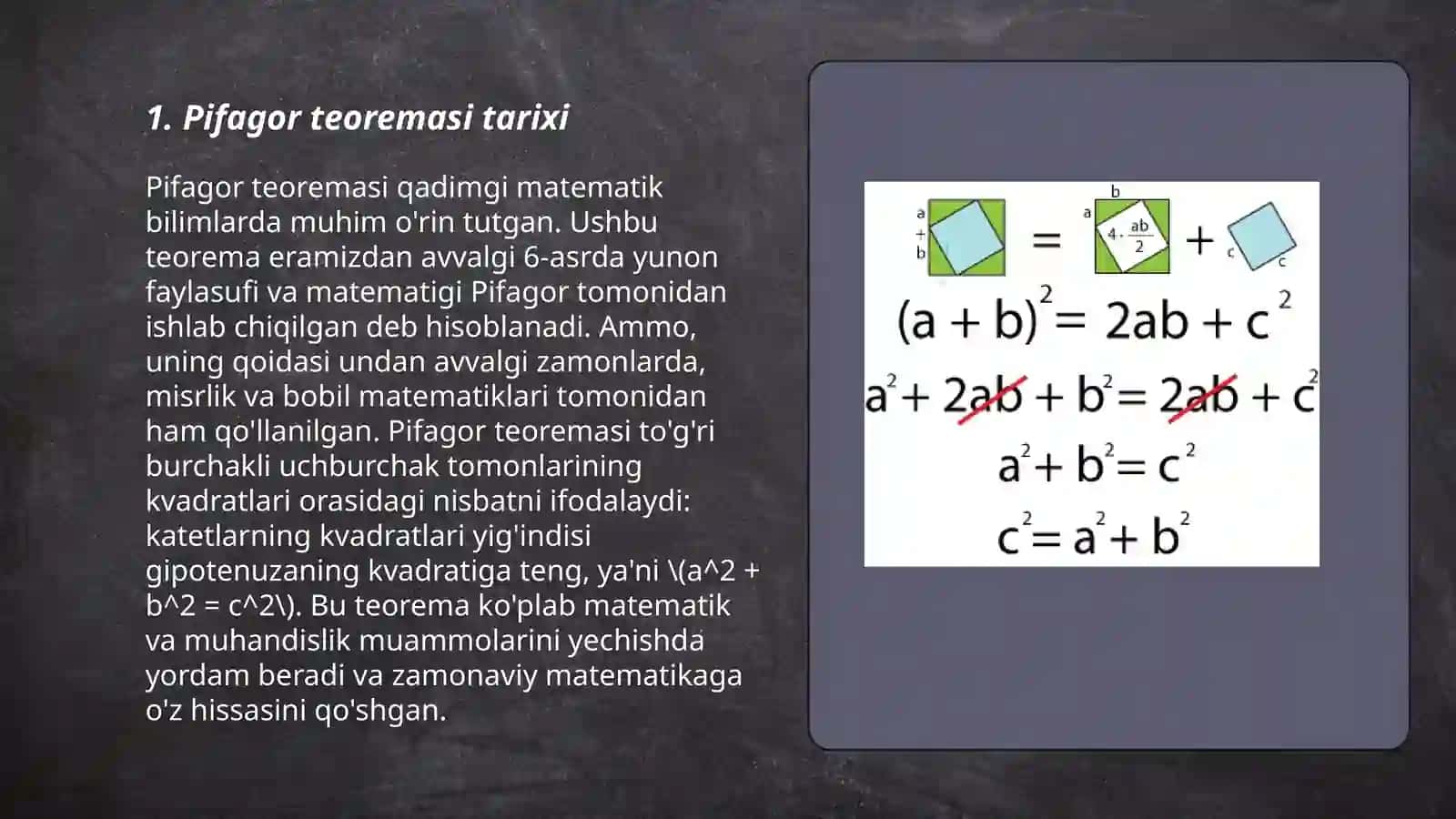 Pifagor teoremasi 3