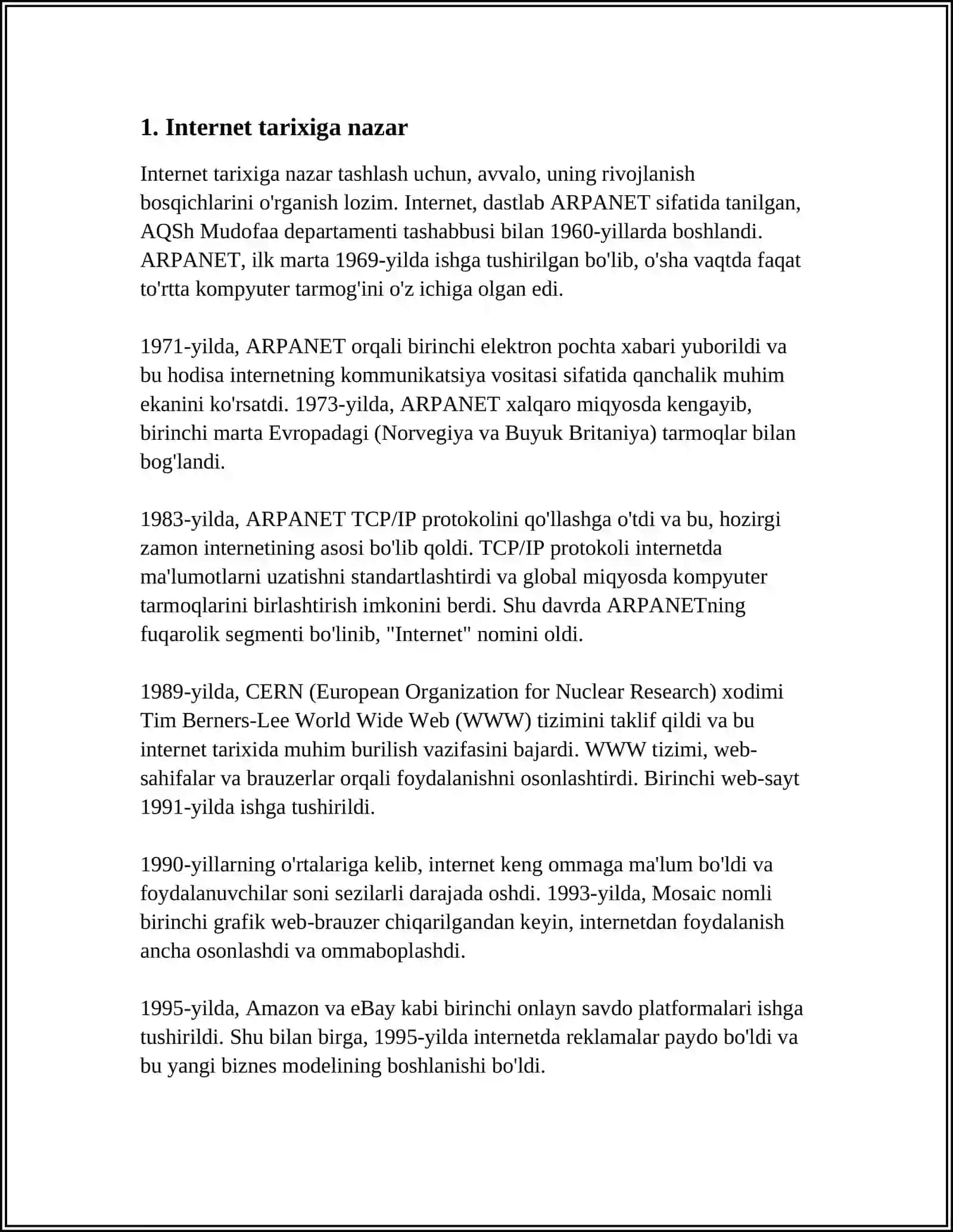 GLOBAL KOMPYUTER TARMOKLARI 3