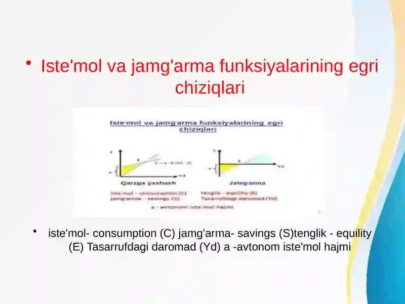Jamg'armalar va iste'mol qismlari 3