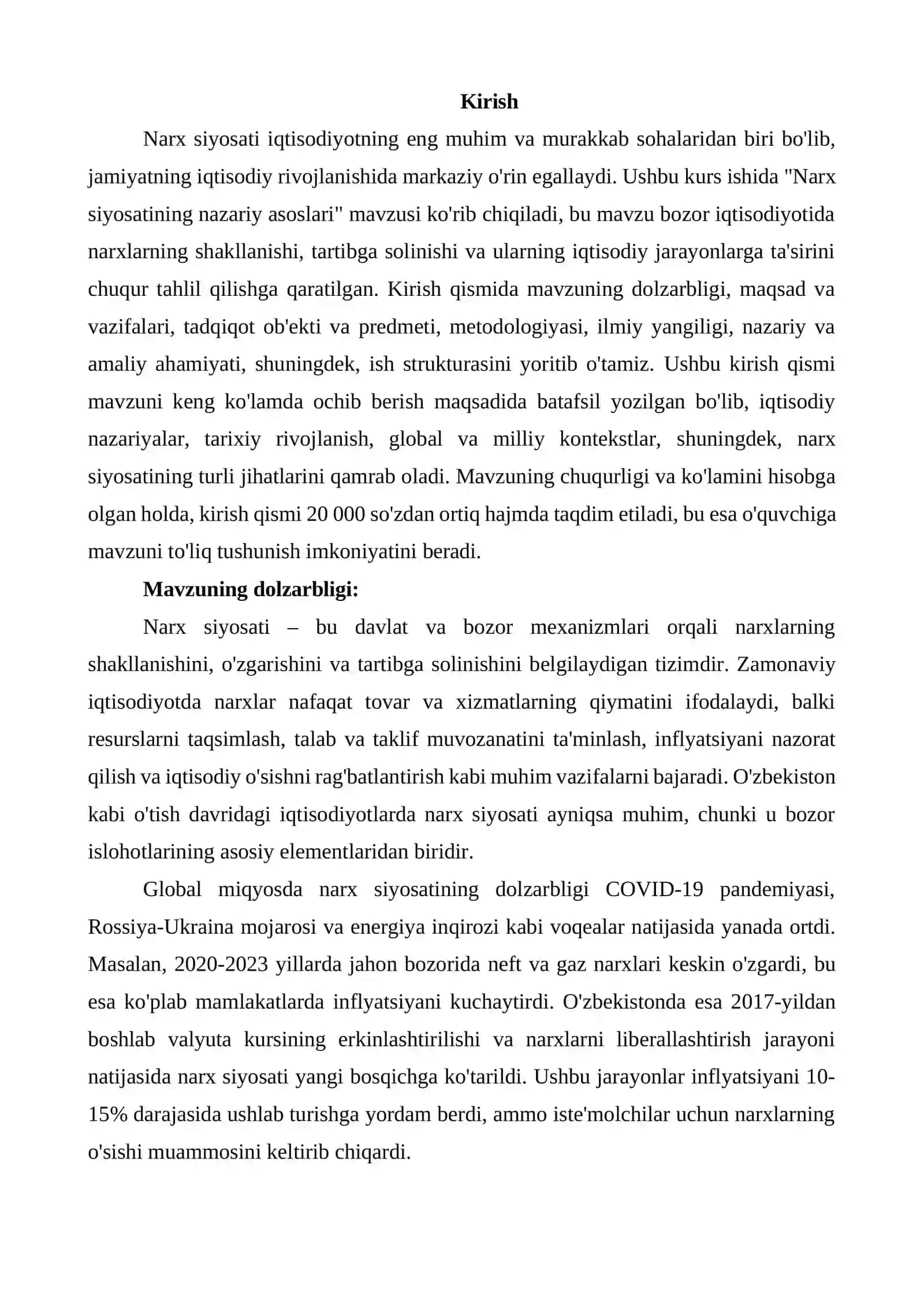 NARX SIYOSATINING NAZARIY ASOSLARI 3