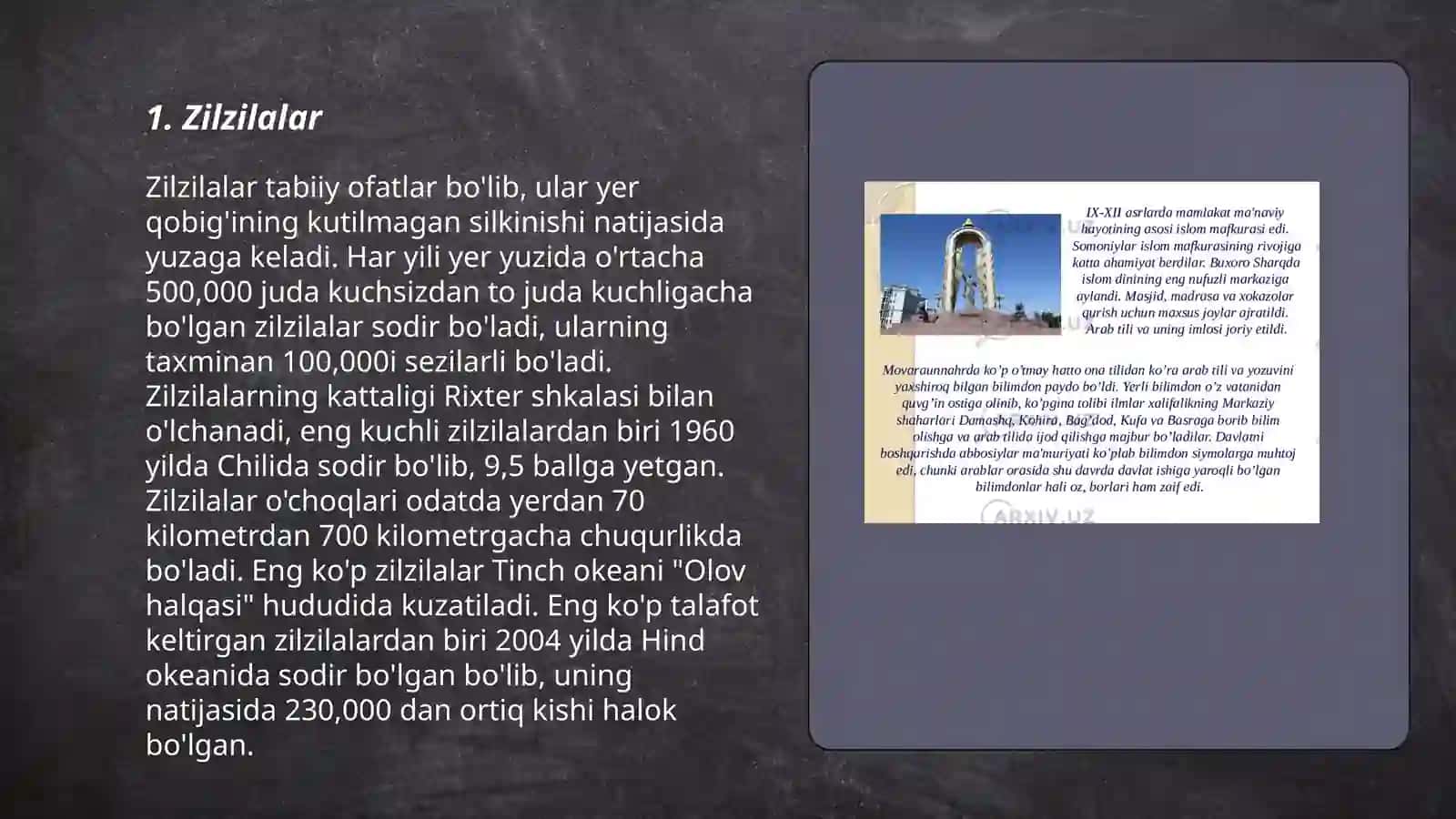 Zilzilalar 3