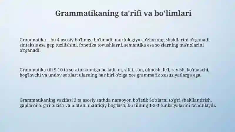 Grammatikahaqidaumumiyma'lumot 3