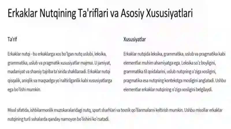 Erkakalar nutqi 3