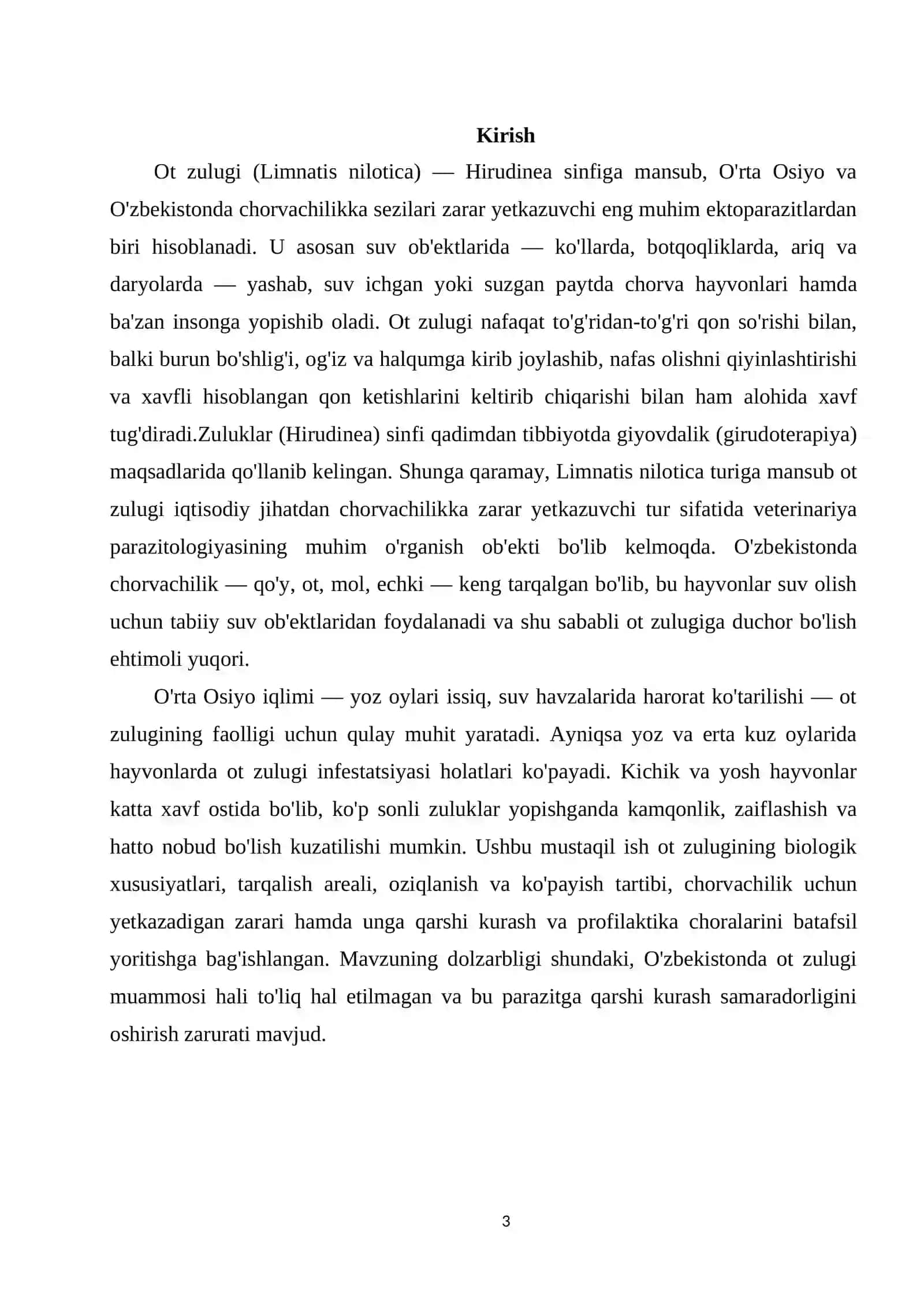 Ot zulugi (Limnatis nilotica) 3