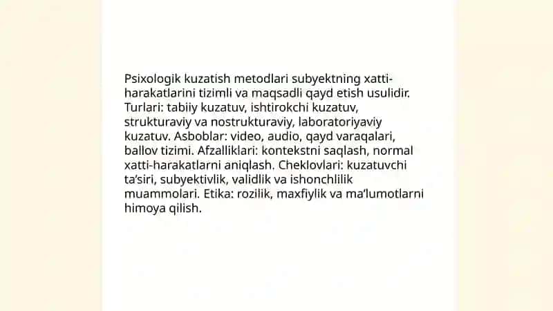 Psixologik metodlar 3