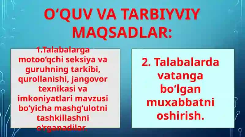Zamonaviy armiyaning asosiy qurol-aslahalari 3