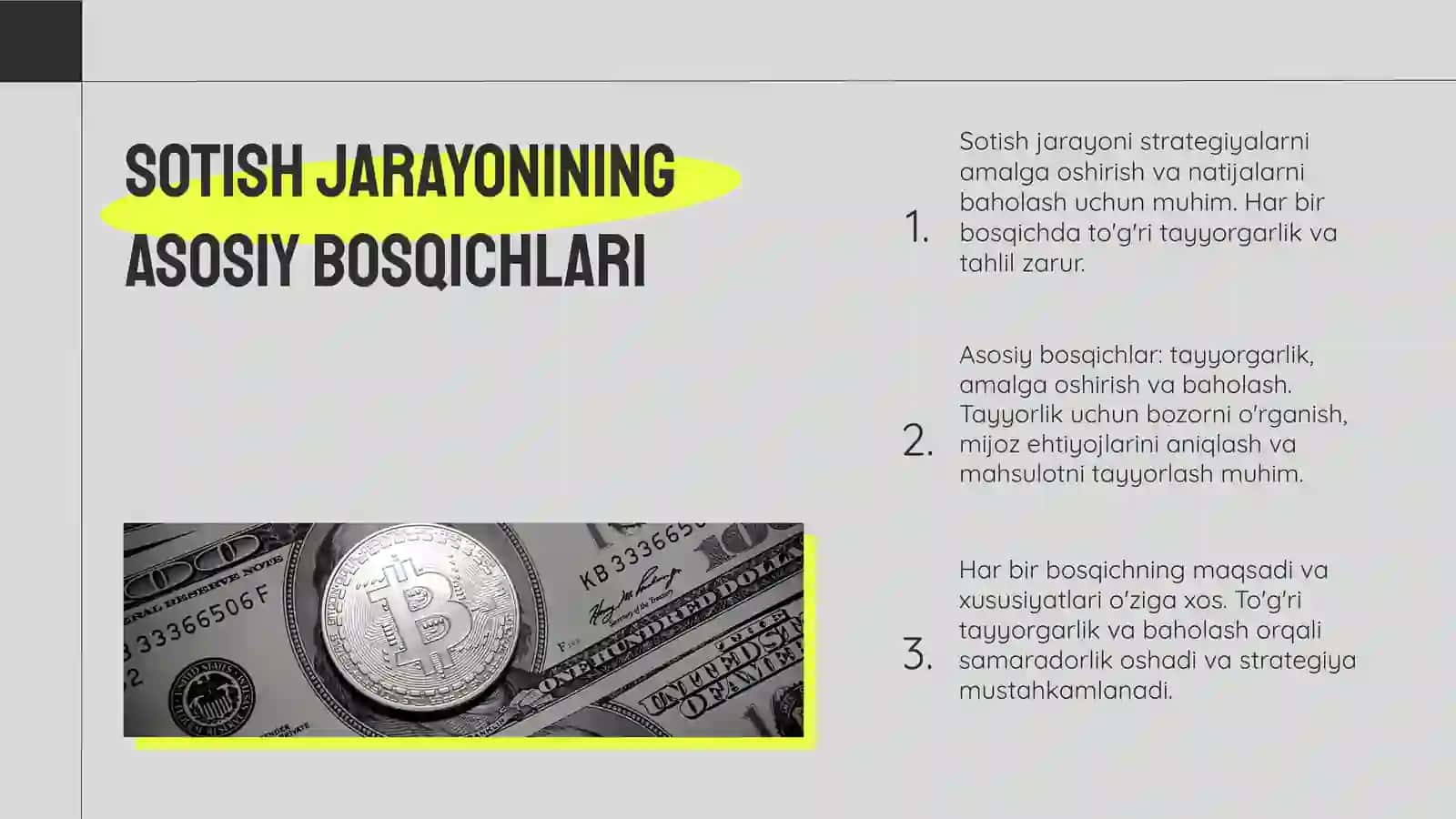Sotish jarayonining hisobi 3