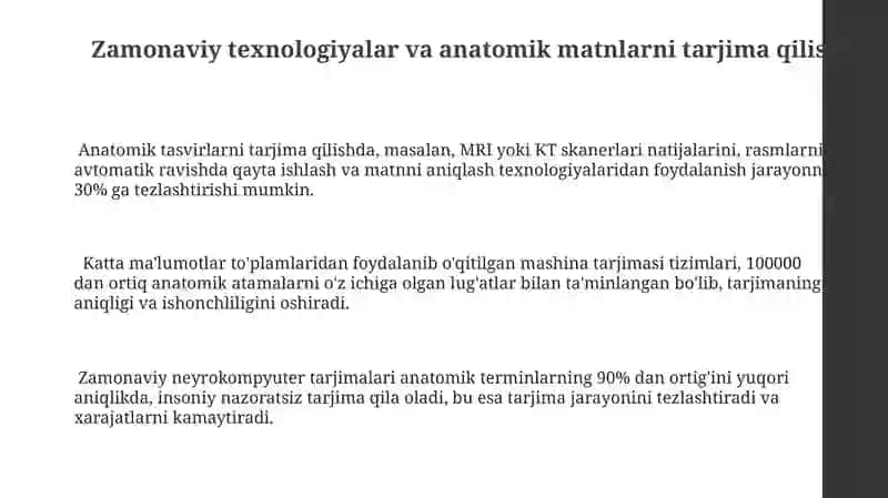 Anatomik iboralarni tarjimasi 3