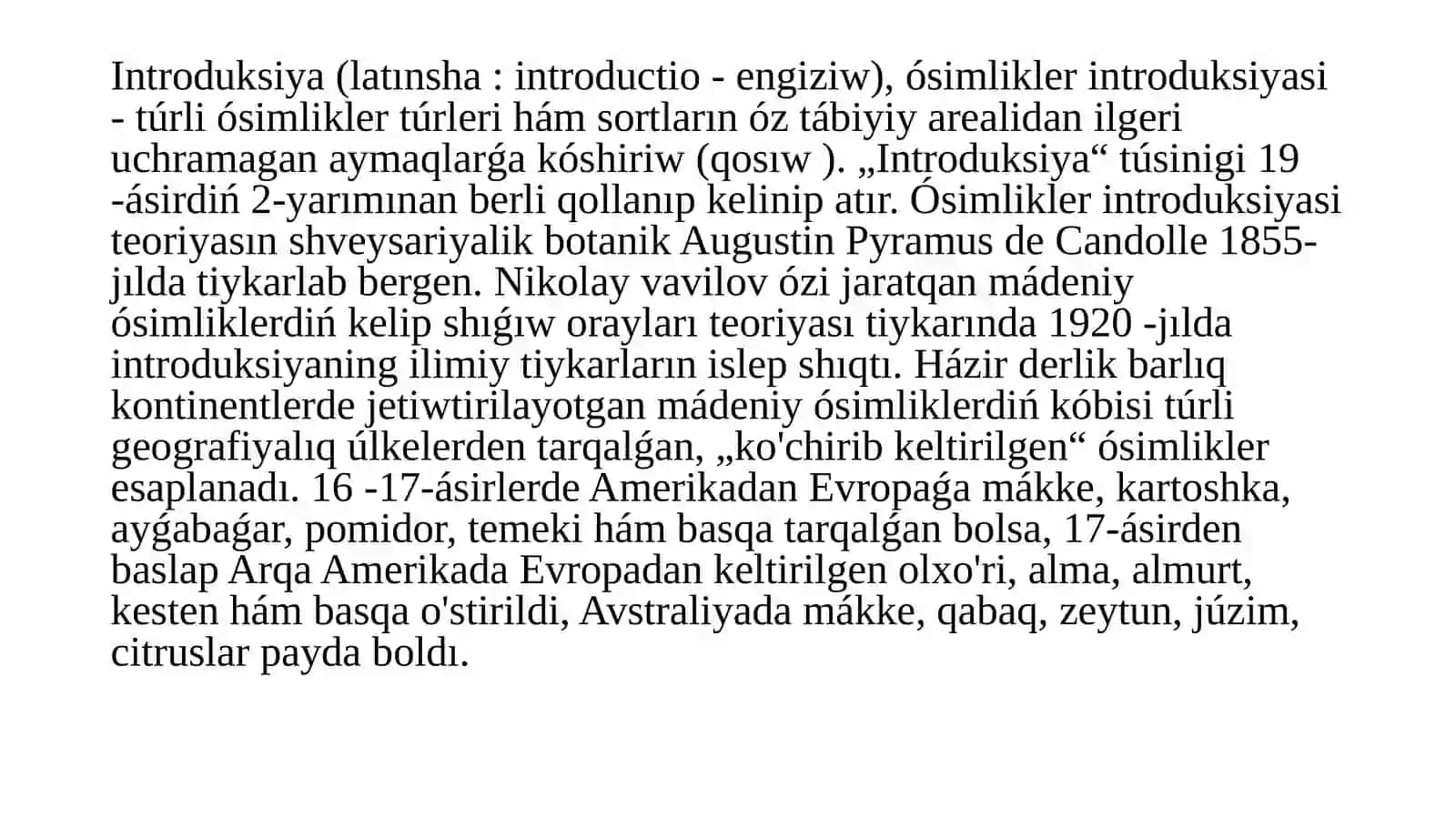 Introduktsiyanıń xalıq xojalıǵındaǵı áhmiyeti 3