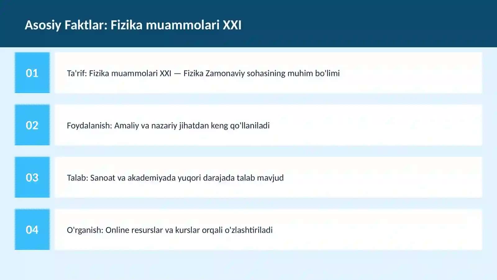 Fizika muammolari XXI 3