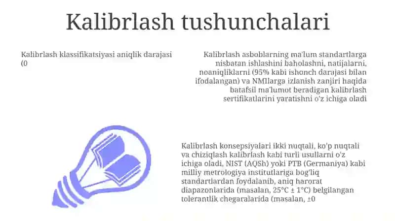 Kalibrlash klassifikatsiyasi 3
