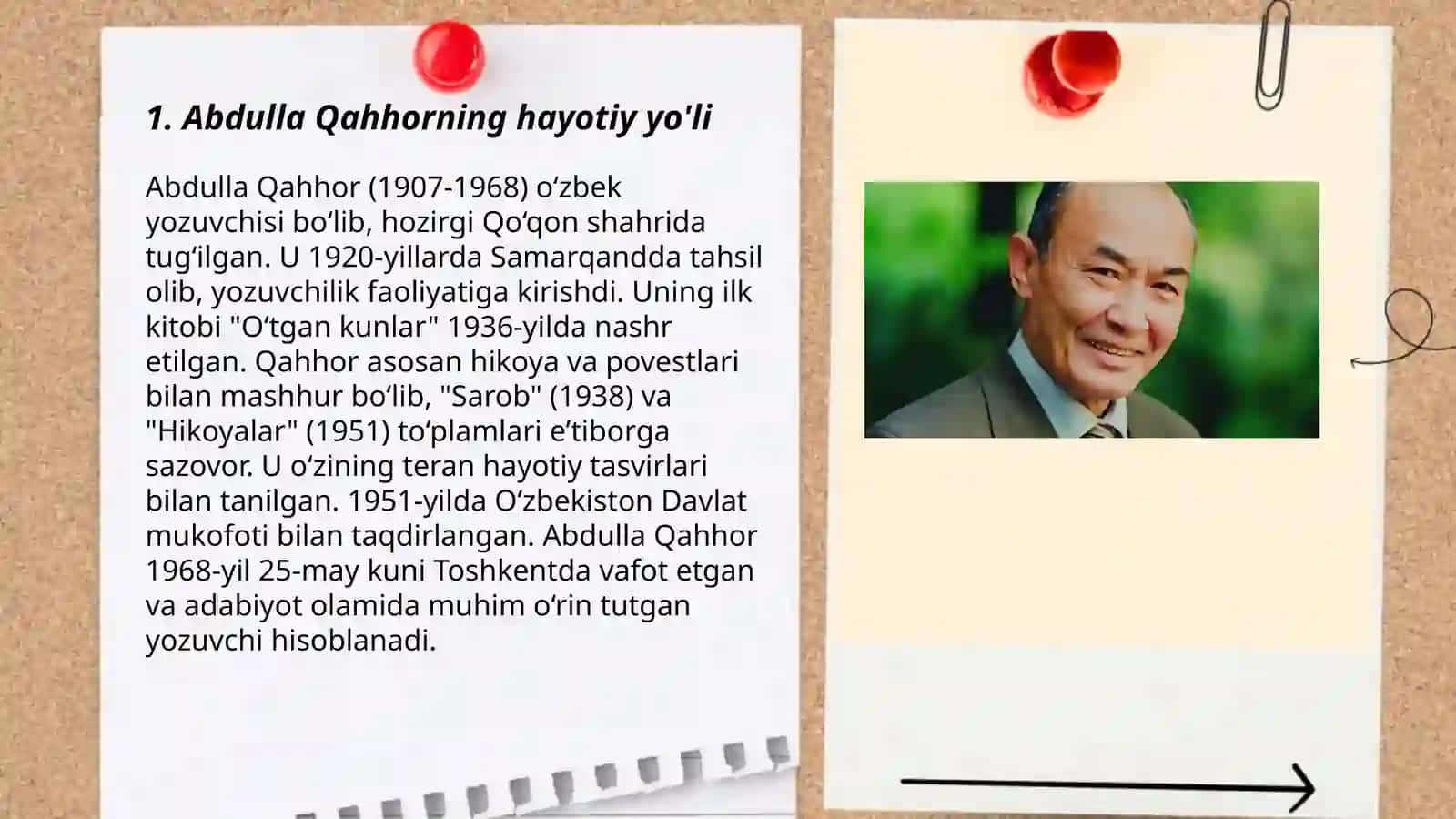 Abdulla Qahhor hayoti va ijodi 3