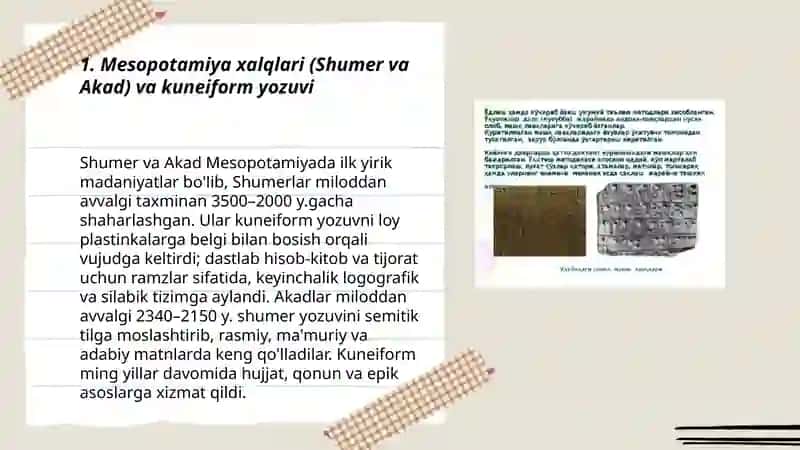 Qadimiy xalqlar va ularning yozuvlari 3