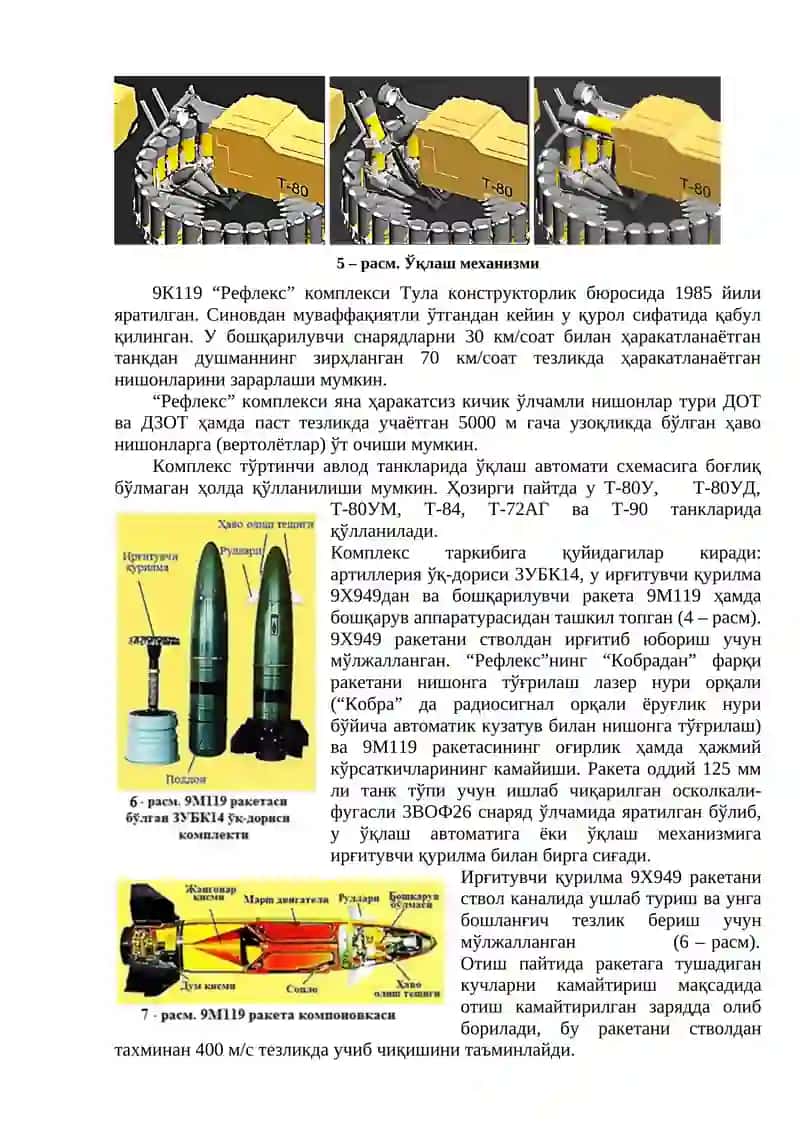 Танк Т-80 тузилиши асослари 3