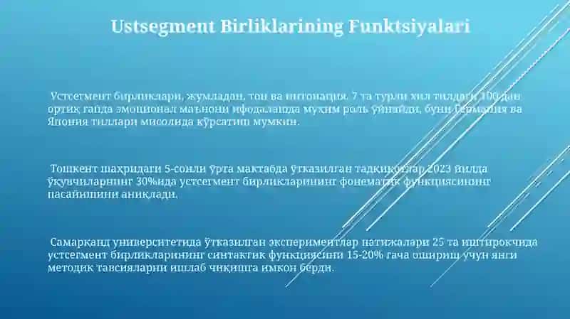 Ustsegment birliklar 3