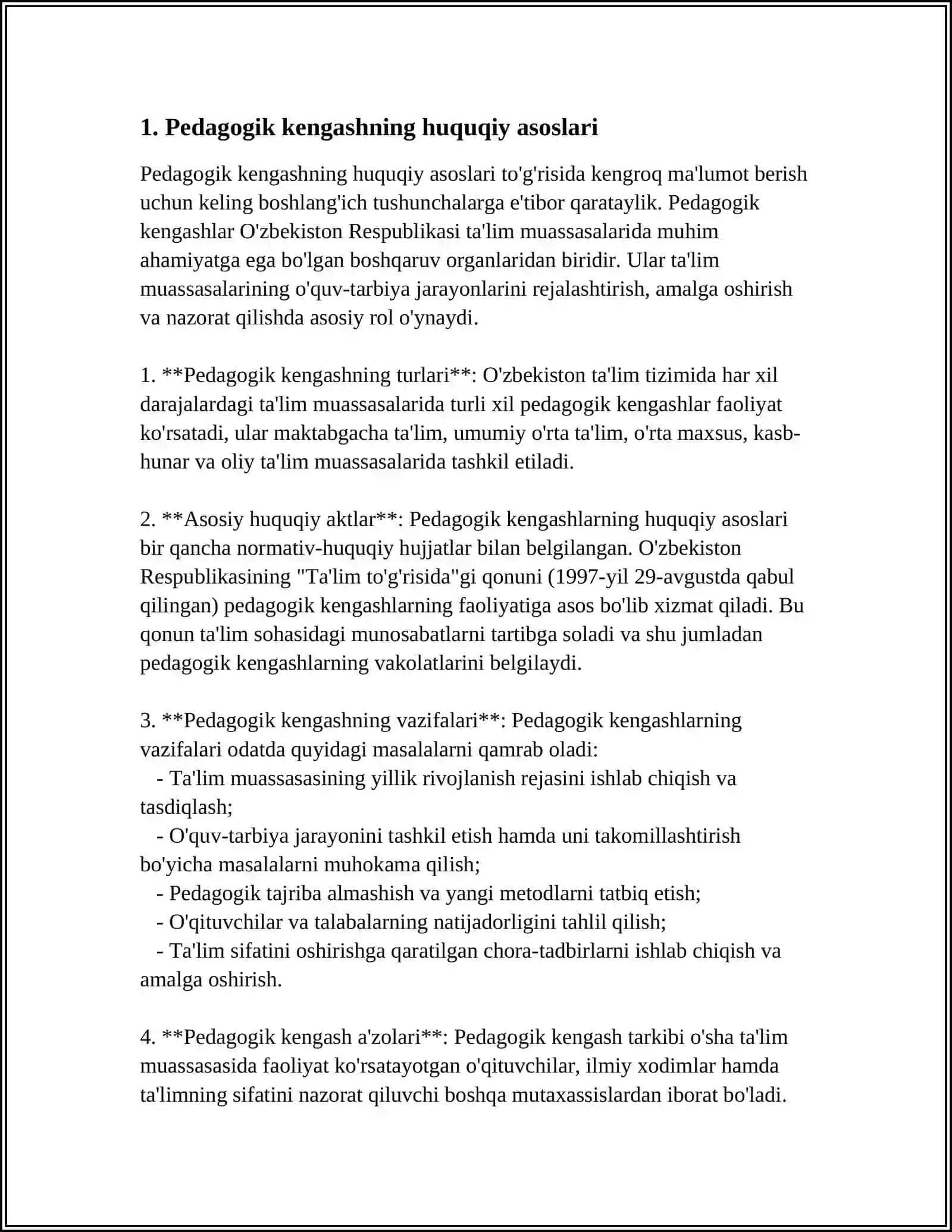 PEDAGOGIK KENGASHNI OʼTKAZISHGA RAHBARLIK QILISH 3