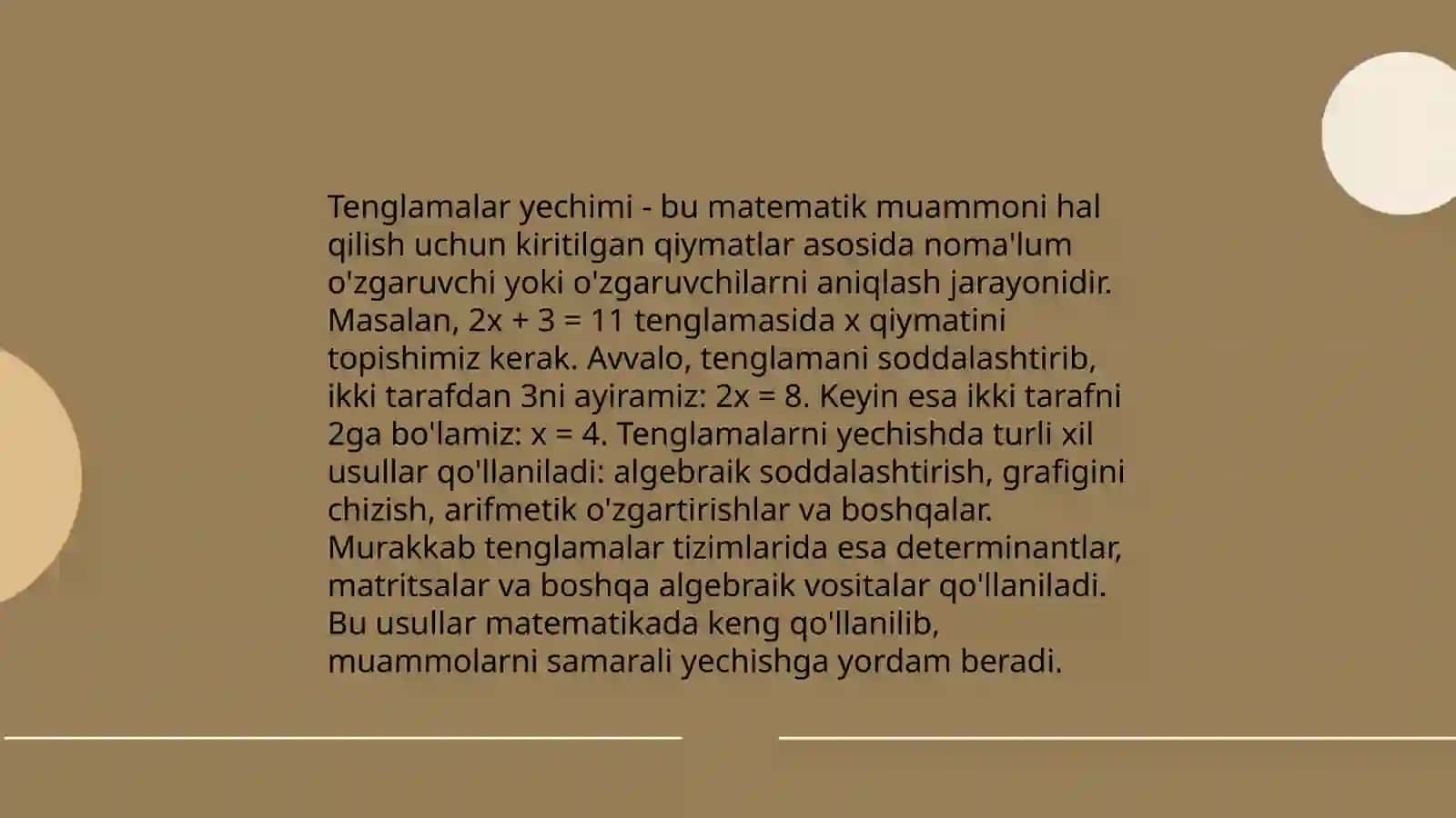 Tenglamalar sistemasi uchun Nyuton metod 3