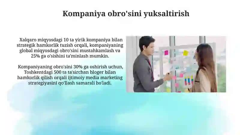 Marketing korxonaga qanday imkoniyatlar beradi 3