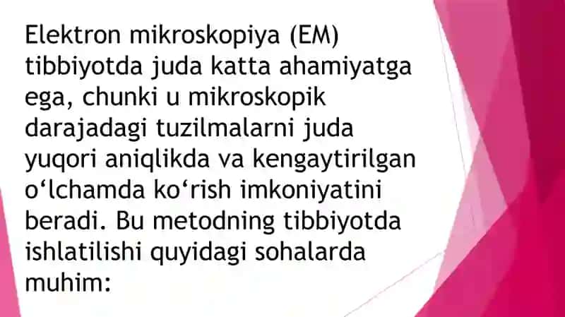 Elektronmikroskopiya Tibbiyotdagi Ahamiyati 3
