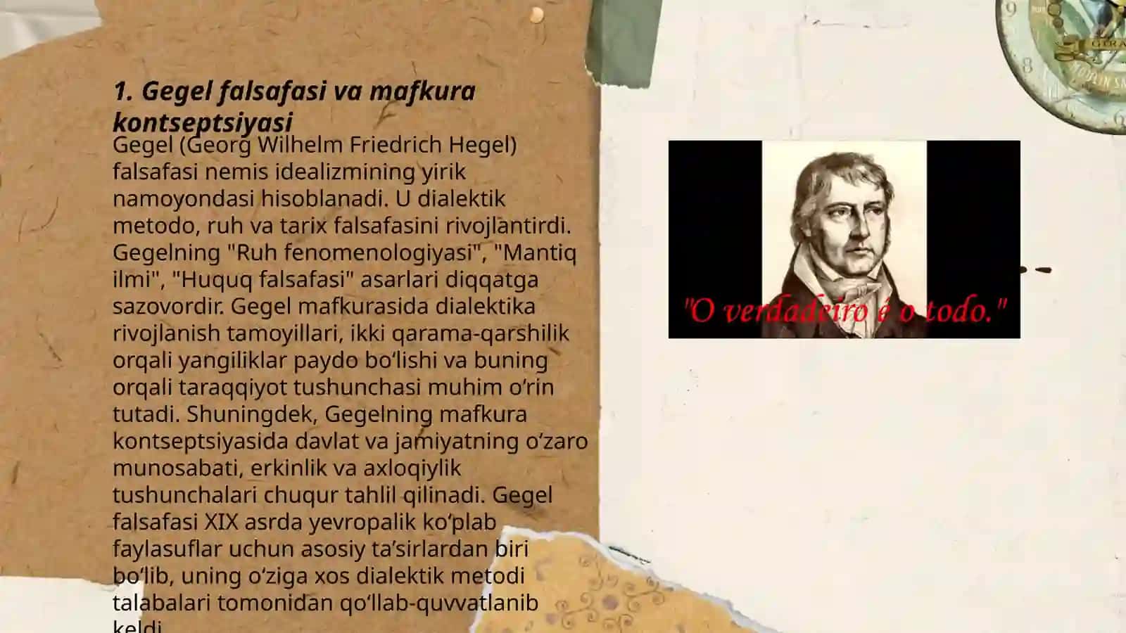 G.Gegel falsafasining mafkuraviy funksiyasi 3