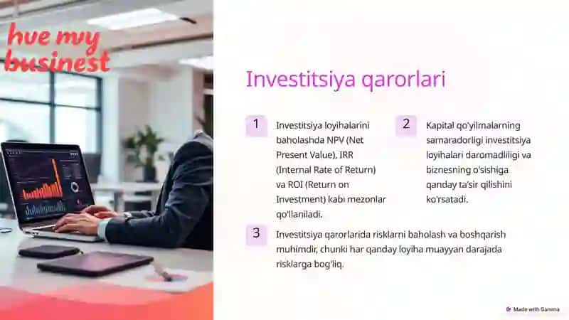Korporatsiyaning moliyaviy bozordagi roli 3