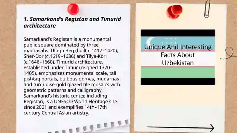 Samarkand’s Registan and Timurid architecture 3