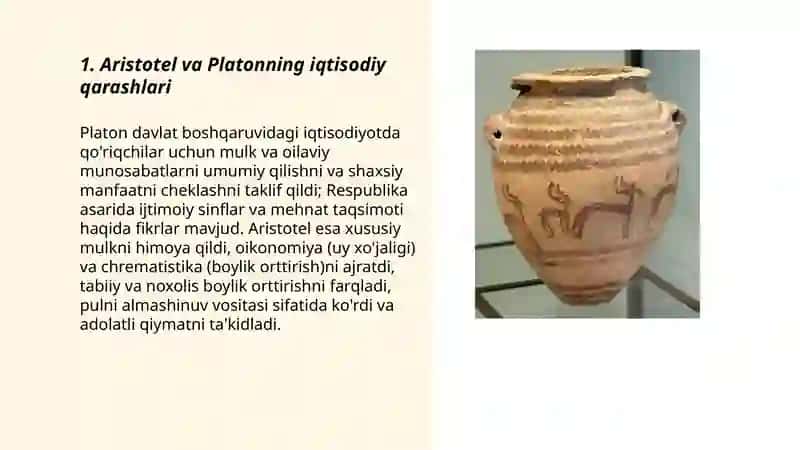 Antik dunyo iqtisodiy qarashlari 3