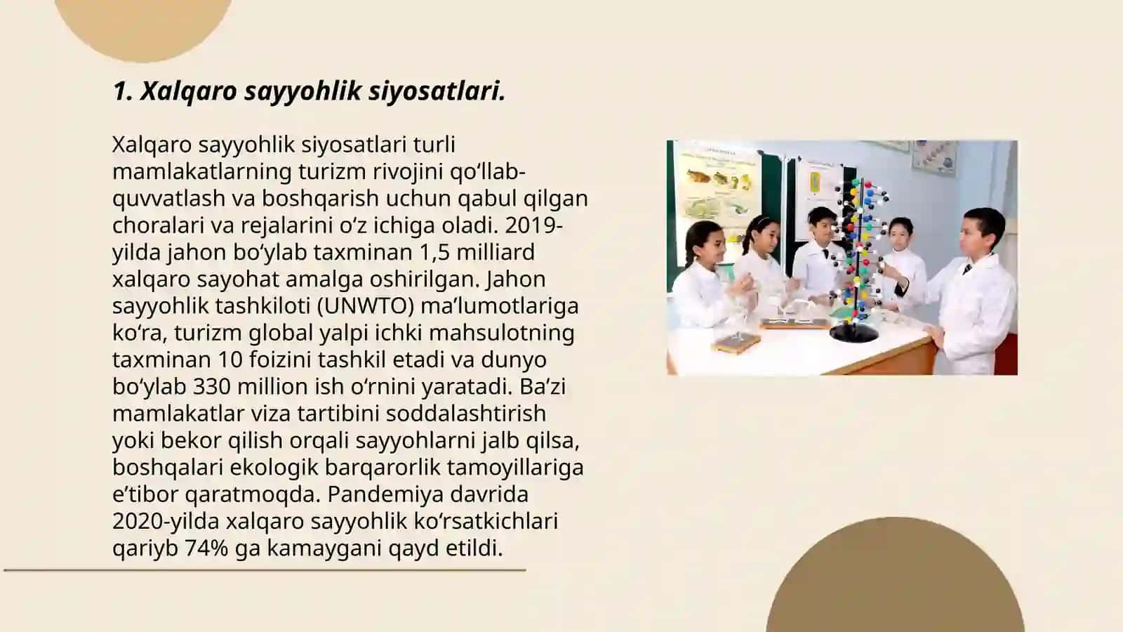 Xalqaro Sayyohlik Siyosatlari 3