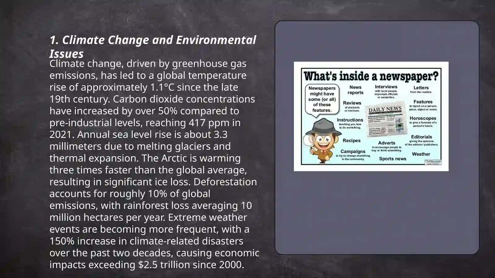 Climate Change and Environmental Issues 3