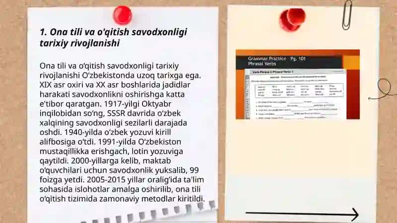 Ona tili va o'qitish savodxonligini o'qitish meto'dikasi 3