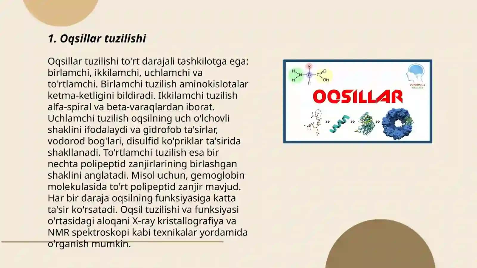 Oqsillar va peptidlar 3