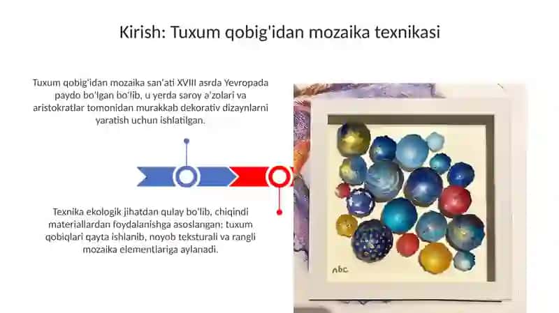 Tuxum qobig'idan mozaika texnikasi 3