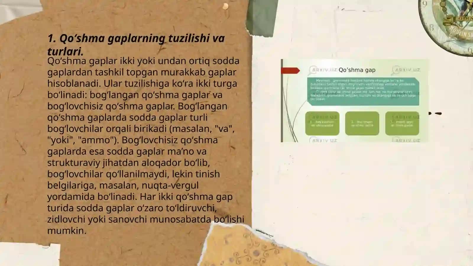 Qoʻshma gaplar tadqiqi 3