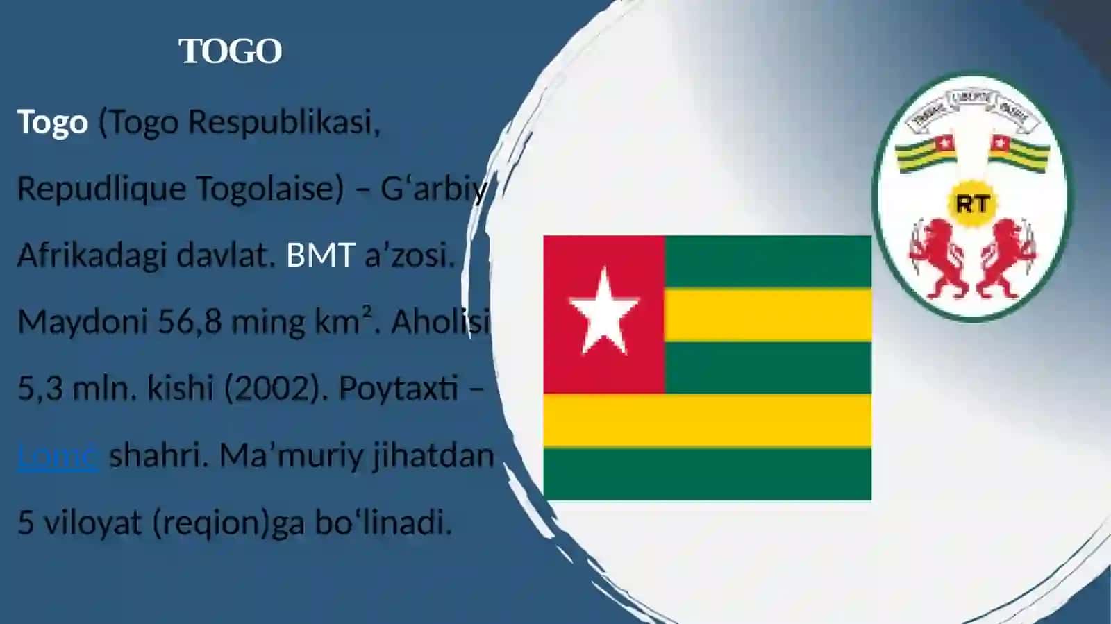 Togo Bojxonasiyosat itahlili 3