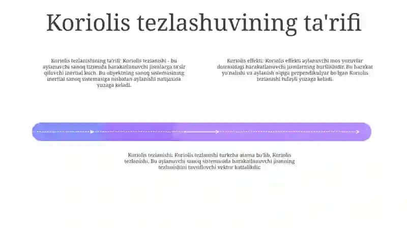 Koriolis Tezlanish 3