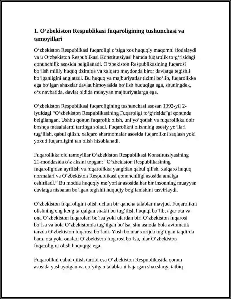 OʻZBEKISTON RESPUBLIKASI FUQAROLIGI 3