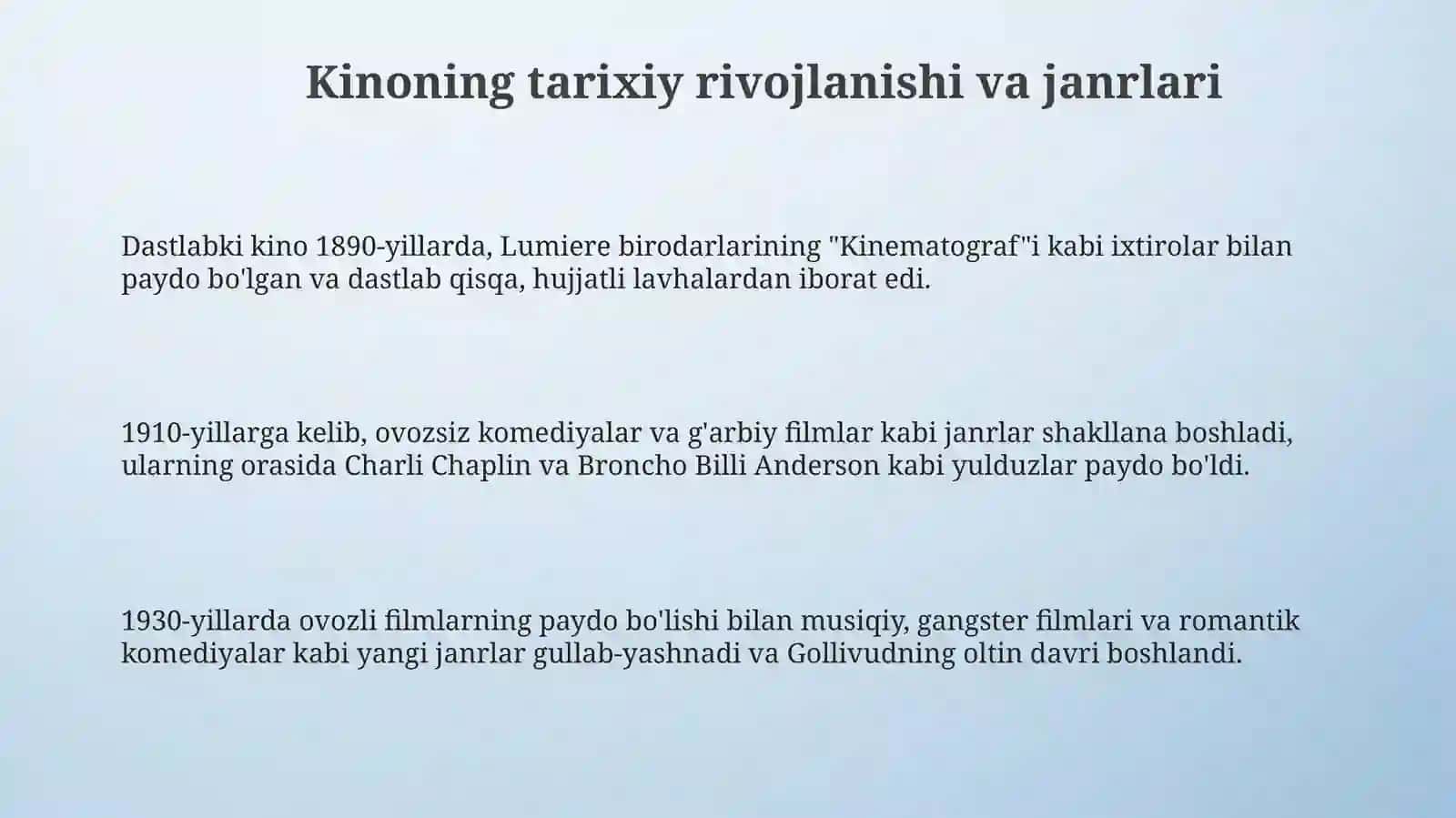 Badiiy filmlar va ommaviy madaniyat 3