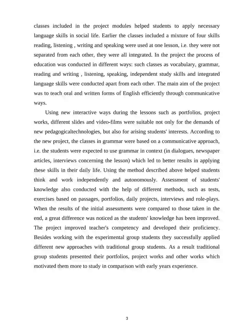 THE MODERN MODEL OF TEACHING AND LEARNING ENGLISH IN UZBEKISTAN 3