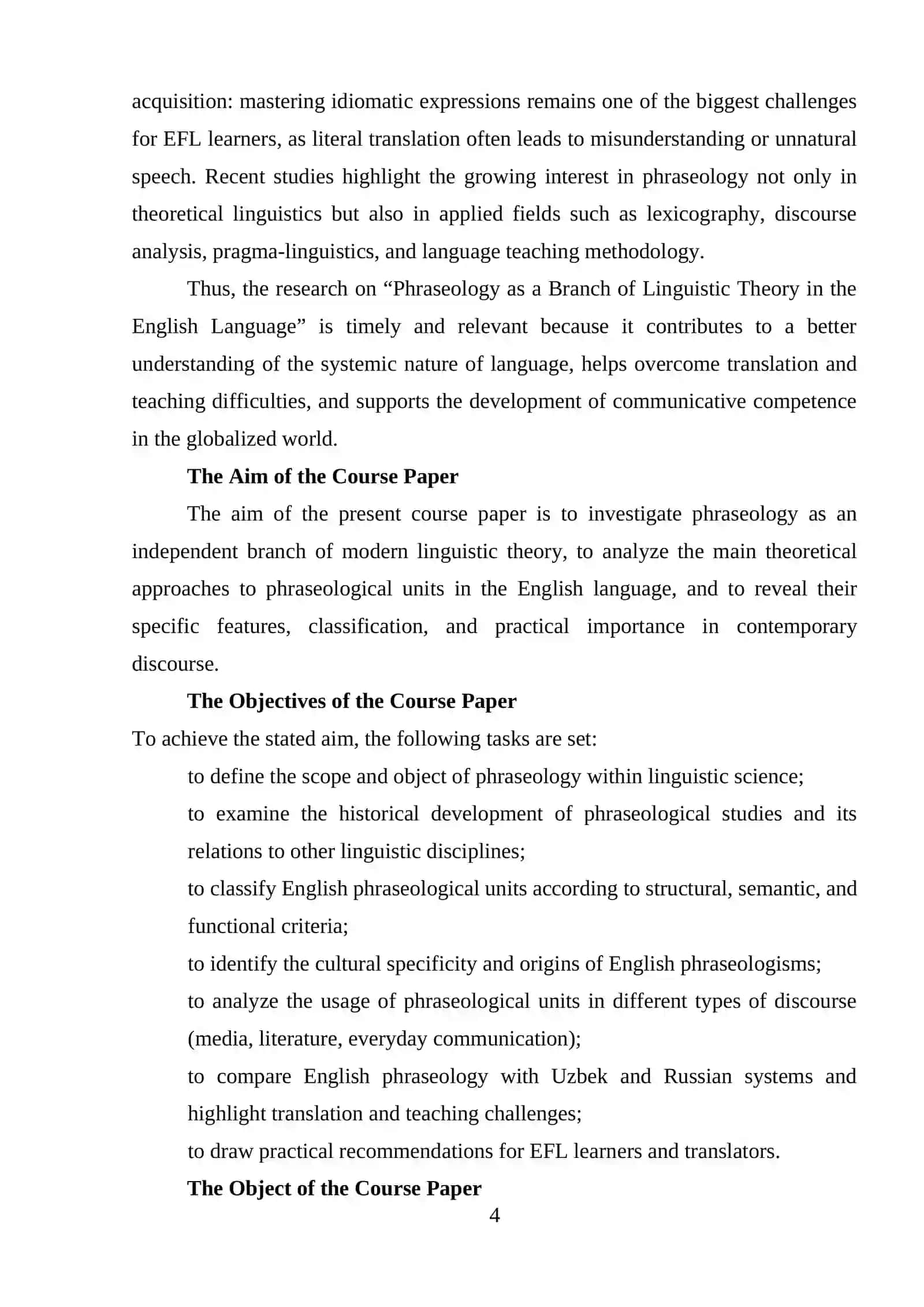 Phraseology as a Branch of Linguistic Theory in English language 3