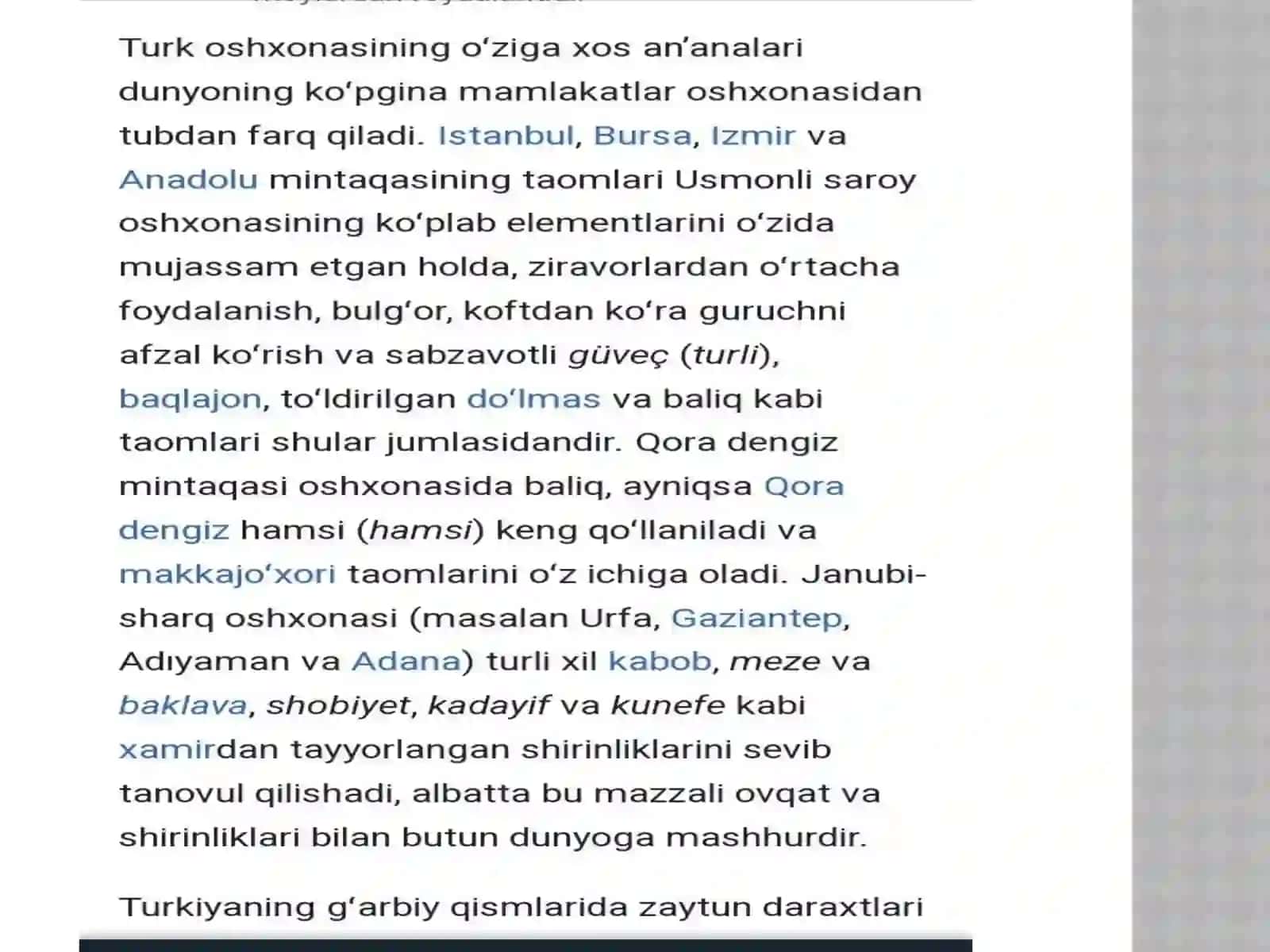 MILLIY TAOMLARI 3