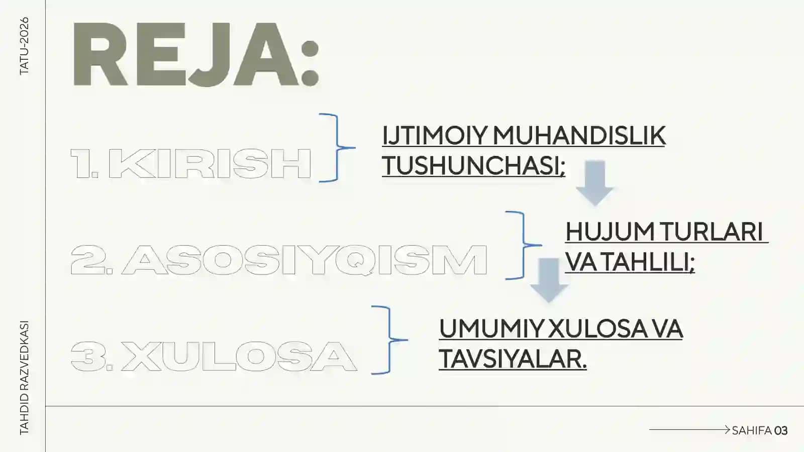 IJTIMOIY INJINERIYADA HUJUMLAR TAHLILI 3