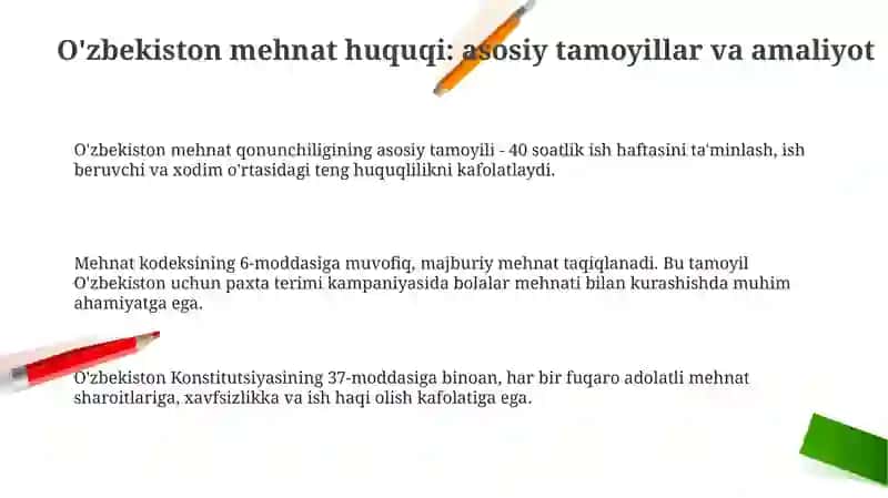 O'zbekiston Mehnat Huquqi 3